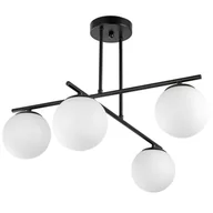 Lampy sufitowe - NOWOCZESNA LAMPA SUFITOWA WISZĄCA CZARNA LEDO W4 - miniaturka - grafika 1