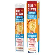 Stawy, mięśnie, kości - Duo Stawy Senior, bez dodatku cukru, 24 tabletki musujące - miniaturka - grafika 1
