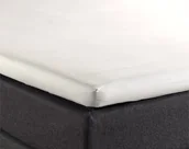 Prześcieradła - Prześcieradło na gumce, dzielone - bawełna k. kremowy 160 x 200 - miniaturka - grafika 1