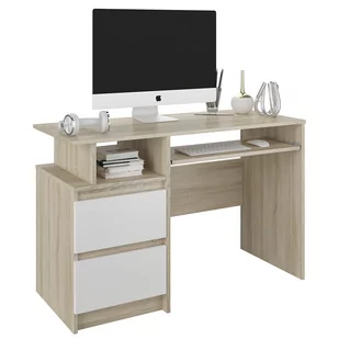 Biurko Prostokątny Mobene Modern 114 X 50 X 77 Cm Dąb Sonoma - Biurka - miniaturka - grafika 1