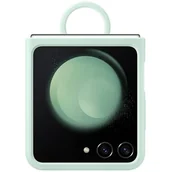 Etui i futerały do telefonów - Samsung Silicone Case do Galaxy Z Flip5 seledynowe - miniaturka - grafika 1