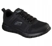 Buty sportowe męskie - Buty męskie Skechers Track Knockhill black 43 Eu - miniaturka - grafika 1
