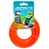 Akcesoria do kos i kosiarek - Żyłka Tnąca Do Kos I Podkaszarek 3 Mm 15 Mb Jufisto Ju-Zok-1301 Kwadrat - miniaturka - grafika 1