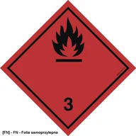 Tablice BHP - SIGNPROJECT MB023 - Materiały ciekłe zapalne 400x400 - miniaturka - grafika 1