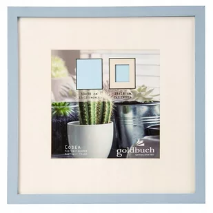 Ramka 30x30 z passepartout 18x18 kwadrat LightBlue - Ramki na zdjęcia - miniaturka - grafika 1