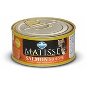 Mokra karma dla kotów - Matisse Farmina Mousse Premium z łososiem 85gr - miniaturka - grafika 1