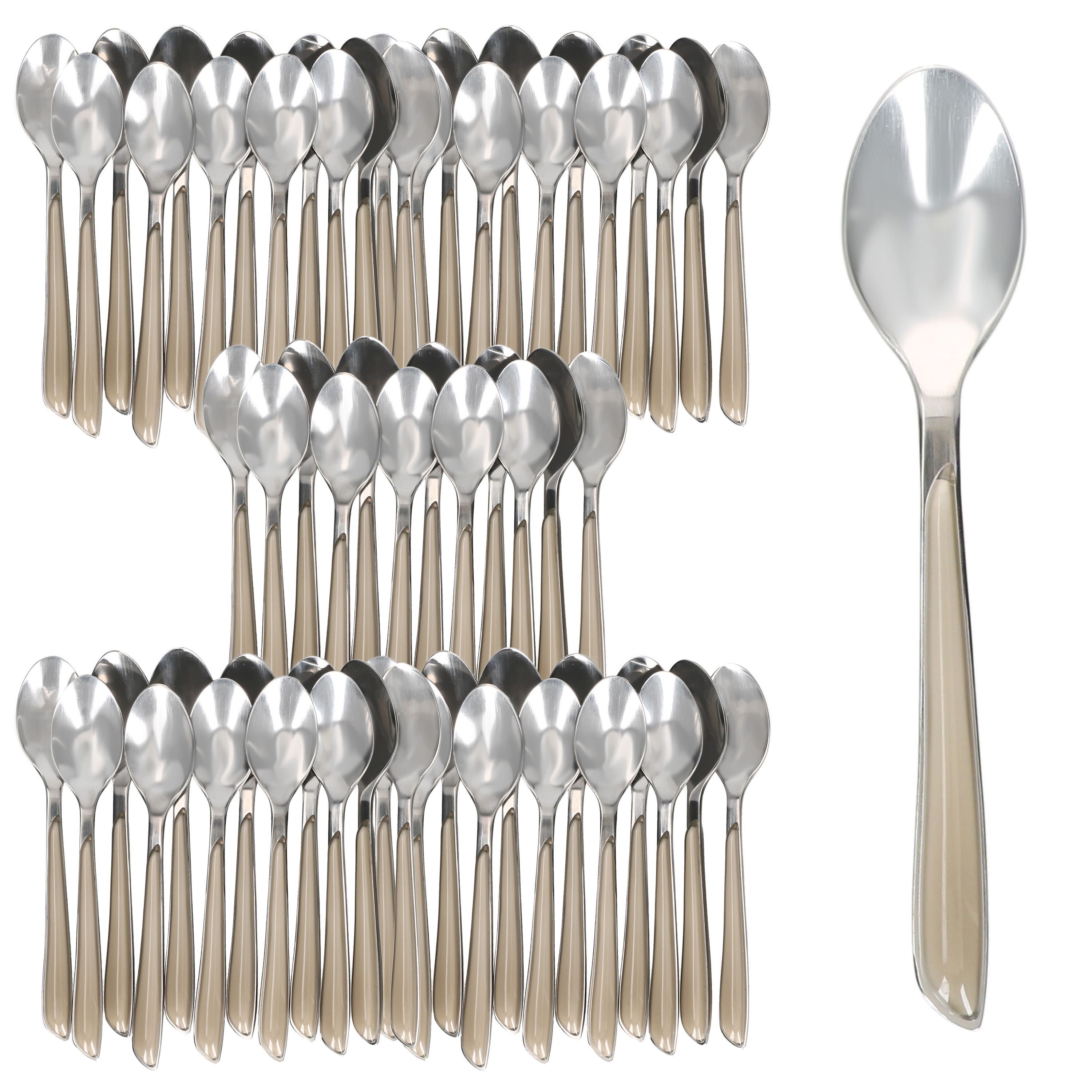 Sztućce Ritzenhoff Beauty 60x łyżeczka do kawy taupe