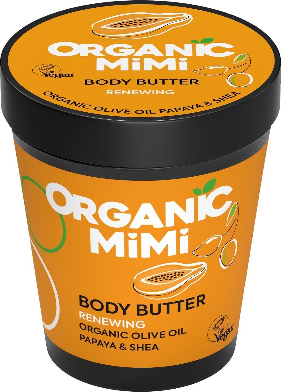 Organic Mimi Regenerujące masło do ciała Oliwka i Papaja 200ml
