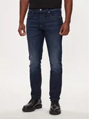 Spodnie męskie - G-Star Raw Jeansy Revend FWD D20071-C051 Granatowy Skinny Fit - miniaturka - grafika 1