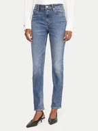 Spodnie damskie - Tommy Hilfiger Jeansy Kris WW0WW46722 Niebieski Slim Fit - miniaturka - grafika 1