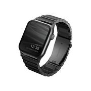 Akcesoria do smartwatchy - Apple UNIQ UNIQ pasek Strova Watch 42/44MM Stainless Steel czarny/midnight black - miniaturka - grafika 1