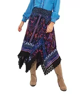 Spódnice - Joe Browns Damska spódnica midi w stylu boho, kwiecista, marszczona talia, chusteczkowy brzeg, wielokolorowa, 6, multi, 32 - miniaturka - grafika 1