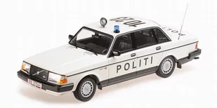 Minichamps Volvo 240 Gl Police Denmark 1986 Wh 1:18 155171495 - Samochody i pojazdy dla dzieci - miniaturka - grafika 1