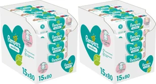 Pampers Chusteczki nawilżane Sensitive 30x80szt. - Chusteczki nawilżane - miniaturka - grafika 1