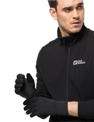 Rękawiczki - Jack Wolfskin Uniwersalne rękawiczki, uniseks, czarne, L, czarny, L - miniaturka - grafika 1