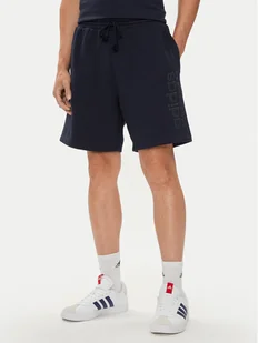 adidas Szorty sportowe ALL SZN Fleece Graphic IW1195 Niebieski Regular Fit - Spodenki męskie - miniaturka - grafika 1