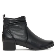 Botki damskie - Botki Caprice 9-25358-41 Czarny - miniaturka - grafika 1