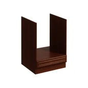 Szafki kuchenne - Szafka Dolna Pod Zabudowę Piekarnika D60ZK Sycylia Milano Gała Meble Orzech Milano - miniaturka - grafika 1