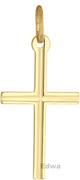 Wisiorki - Zawieszka złota Krzyżyk pr.585 - miniaturka - grafika 1