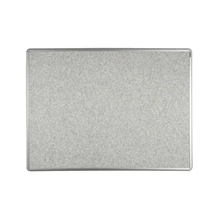 ekoTAB Tablica tekstylna ekoTAB w aluminiowej ramie, 90 x 60 cm, szara 535104 - Tablice i flipcharty - miniaturka - grafika 1