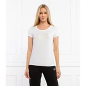 Koszulki i topy damskie - EA7 T-shirt | Slim Fit - miniaturka - grafika 1