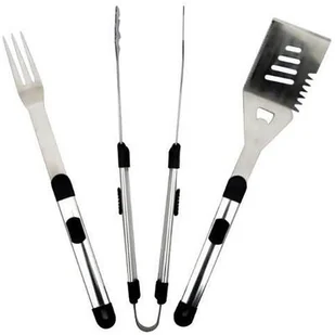 Landmann Sztućce do grilla 3 częściowe INOX 11048 - Zestawy do grillowania - miniaturka - grafika 1