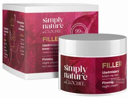CLOCHEE - Simply Nature - Filler - Firming Night Cream - Ujędrniający krem na noc - 50 ml - Kremy do twarzy - miniaturka - grafika 1