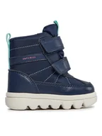 Buty dla dziewczynek - Geox Kozaki B Willaboom Girl B A B365AE 0FU54 C4002 M Granatowy - miniaturka - grafika 1