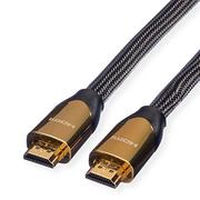 Kable - Rotronic ROLINE Premium Ultra HD kabel HDMI z Ethernet, ST/ST, czarny 3 m 11.04.5803 - miniaturka - grafika 1