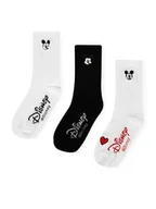 Skarpetki dla dzieci - Mickey&Friends Zestaw 2 par wysokich skarpet dziecięcych ACCCS-SS24-338DSTC Czarny - miniaturka - grafika 1