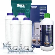 Akcesoria i części do ekspresów do kawy - Odkamieniacz Delonghi 0,5l + 4 filtr do wody do ekspresu Delonghi Magnifica - miniaturka - grafika 1