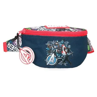 Joumma Marvel Avengers Legendary Saszetka 27x11x6,5 cm Poliester L Niebieski, Niebieski, saszetka nerka - Nerki - miniaturka - grafika 1