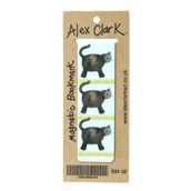 Zakładki do książek - Alex Clark Zakładka do książki BM38 Czarny kot - miniaturka - grafika 1