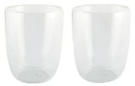 Szklanki - Zestaw 2 szklanek DRINK LINE, transparentny - miniaturka - grafika 1