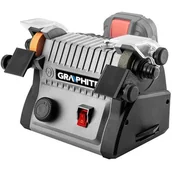 Szlifierki i polerki - Mini szlifierka stołowa akumulatorowa Graphite 3w1 - 58G095 - bez Aku - miniaturka - grafika 1