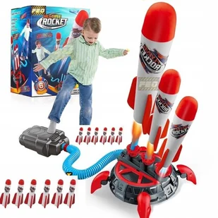 WYRZUTNIA RAKIET Piankowych POWER LAUNCHER ROCKET Rakiety Piankowe - Samoloty i helikoptery - miniaturka - grafika 1