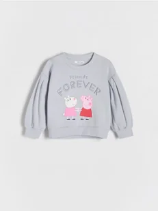 Reserved - Bawełniana bluza Świnka Peppa - jasnoniebieski - Bluzy dla dziewczynek - miniaturka - grafika 1