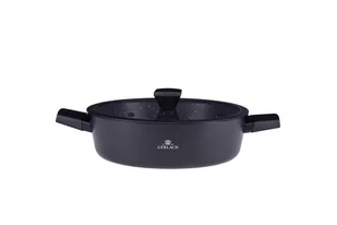 GRANITEX Garnek aluminiowy 28cm z powłoką Ilag z pokrywką 340R - Garnki - miniaturka - grafika 1