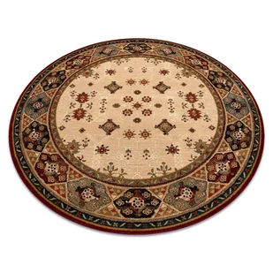 Dywan wełniany OMEGA koło TAROS orientalny rudy 2 terakota koło 135 cm - Dywany Dywan wełniany OMEGA koło TAROS orientalny rudy 2 terakota koło 135 cm - Dywany - miniaturka - grafika 1