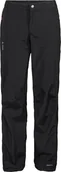 Spodnie sportowe damskie - Vaude Spodnie przeciwdeszczowe damskie Vaude Yaras Rain Zip III - czarne 34 - miniaturka - grafika 1