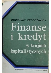 Finanse i kredyt krajach kapitalistycznych - Biznes - miniaturka - grafika 1