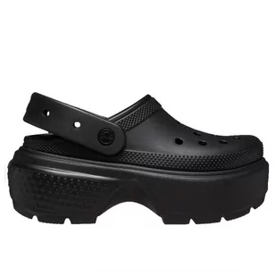 Klapki Crocs Stomp Clog 209347-001 - czarne - Klapki i japonki damskie - miniaturka - grafika 1