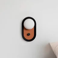 Lampy ścienne - FARO BARCELONA Kinkiet LED Maya, terakota, aluminium/szkło, szerokość 12,2 cm - miniaturka - grafika 1