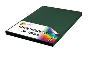 Papier kolorowy A4 120g zielony ciemny v3 100 arkuszy - Papier do drukarek - miniaturka - grafika 1