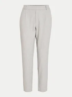 Vila Chinosy Varone 14087406 Szary Slim Fit - Spodnie damskie - miniaturka - grafika 1