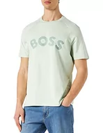 Koszulki męskie - BOSS Koszulka męska, Otwarty zielony 361, XL - miniaturka - grafika 1