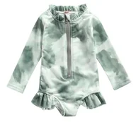 Stroje kąpielowe dla dziewczynek - STRÓJ KĄPIELOWY JEDNOCZĘŚCIOWY KOMBINEZON TIE DYE UV UPF50+ 86/92 1-2LAT - miniaturka - grafika 1