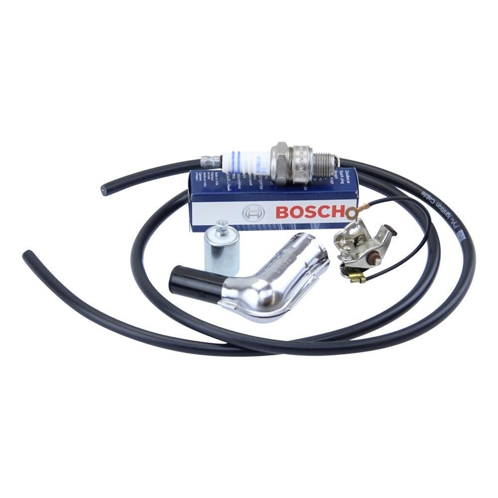 Hercules Prima M 2 3 4 5 świeca zapłonowa Bosch W7AC przewód świecy styk zapłonowy kondensator zapłon Optima Sachs 504 505