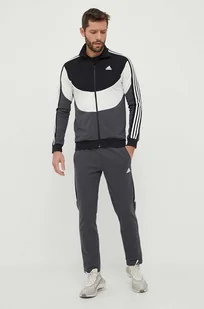 adidas dres męski kolor szary - Dresy męskie - miniaturka - grafika 1