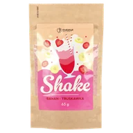 Soki i napoje niegazowane - Mieszanka na shake banan truskawka 65g - miniaturka - grafika 1